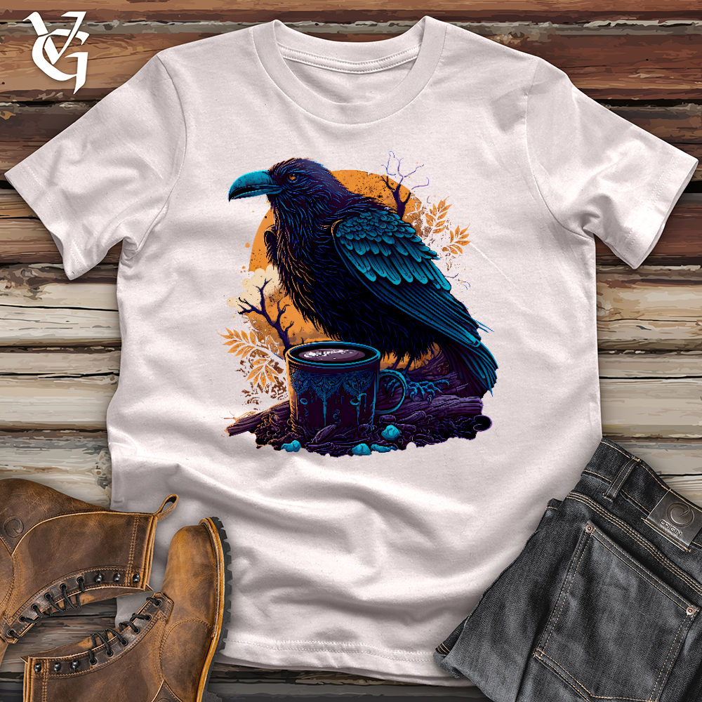 Viking Goods Black Raven Coffee Softstyle Tee Ice Grey / L