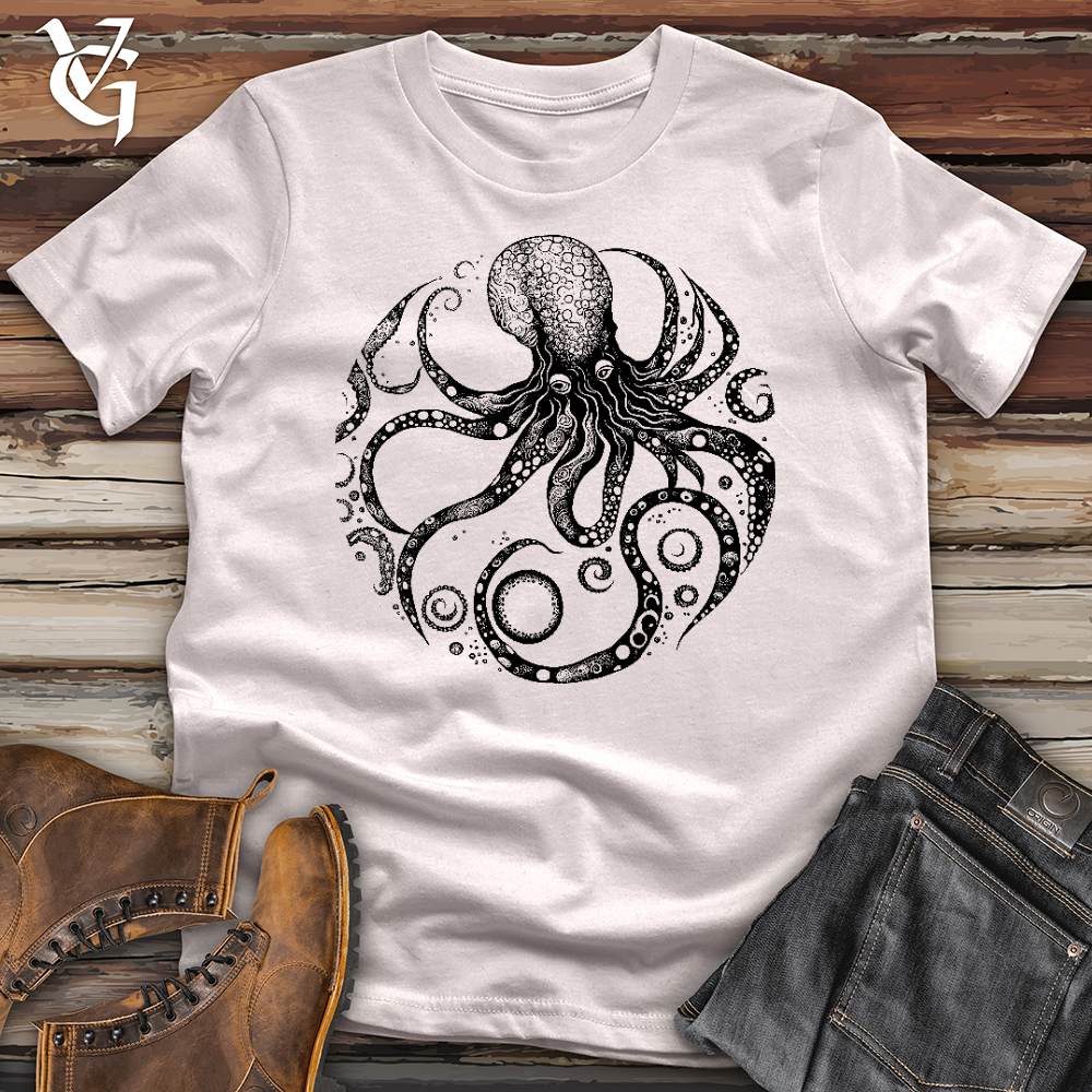 Viking Goods Cycle of the Octopus Softstyle Tee Ice Grey / L
