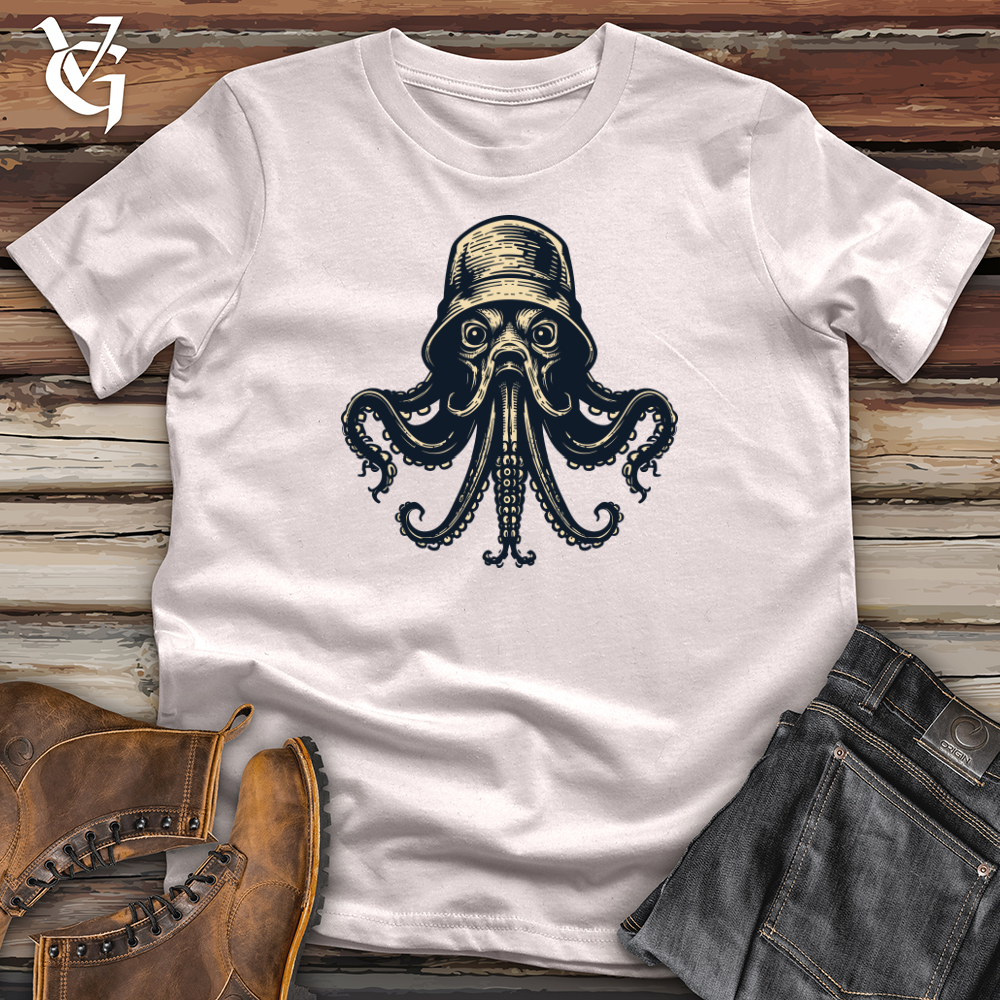 Viking Goods Dark Octopus Softstyle Tee Ice Grey / L
