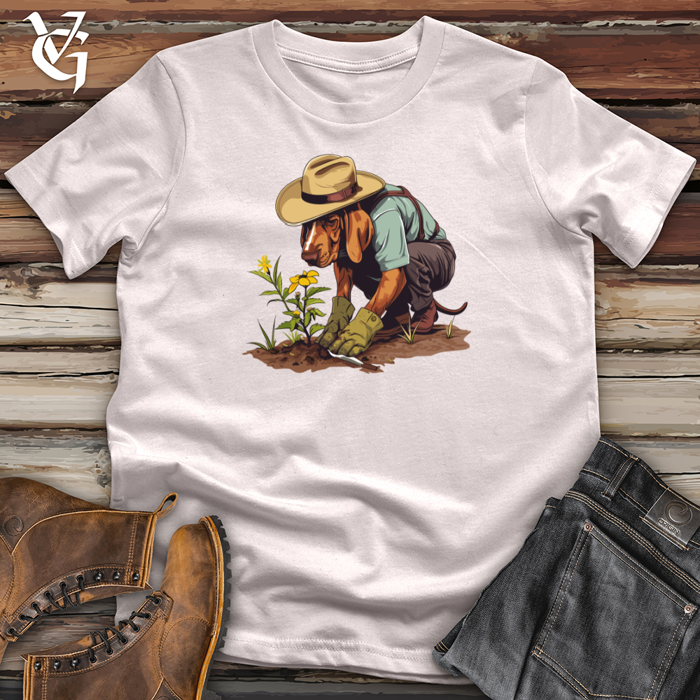 Viking Goods Dog Gardener Growth Softstyle Tee Ice Grey / L