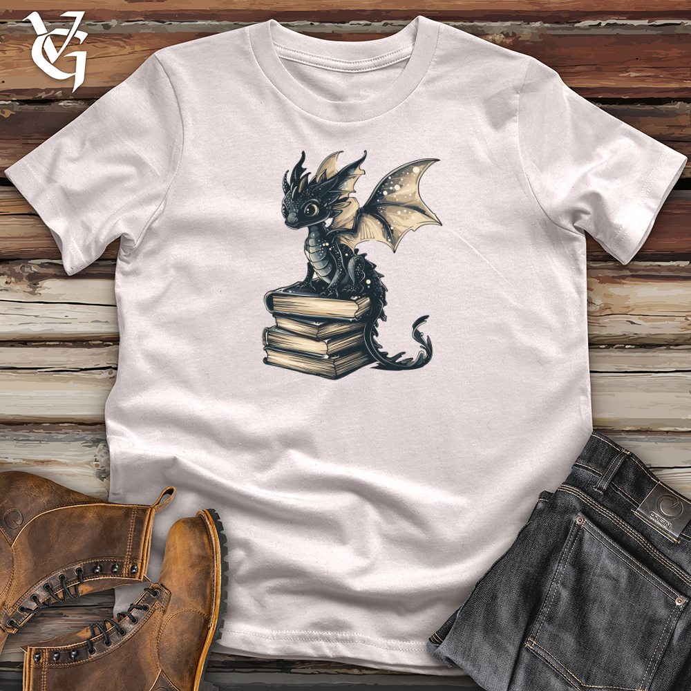 Viking Goods Dragon Scholar Tales Softstyle Tee Ice Grey / L