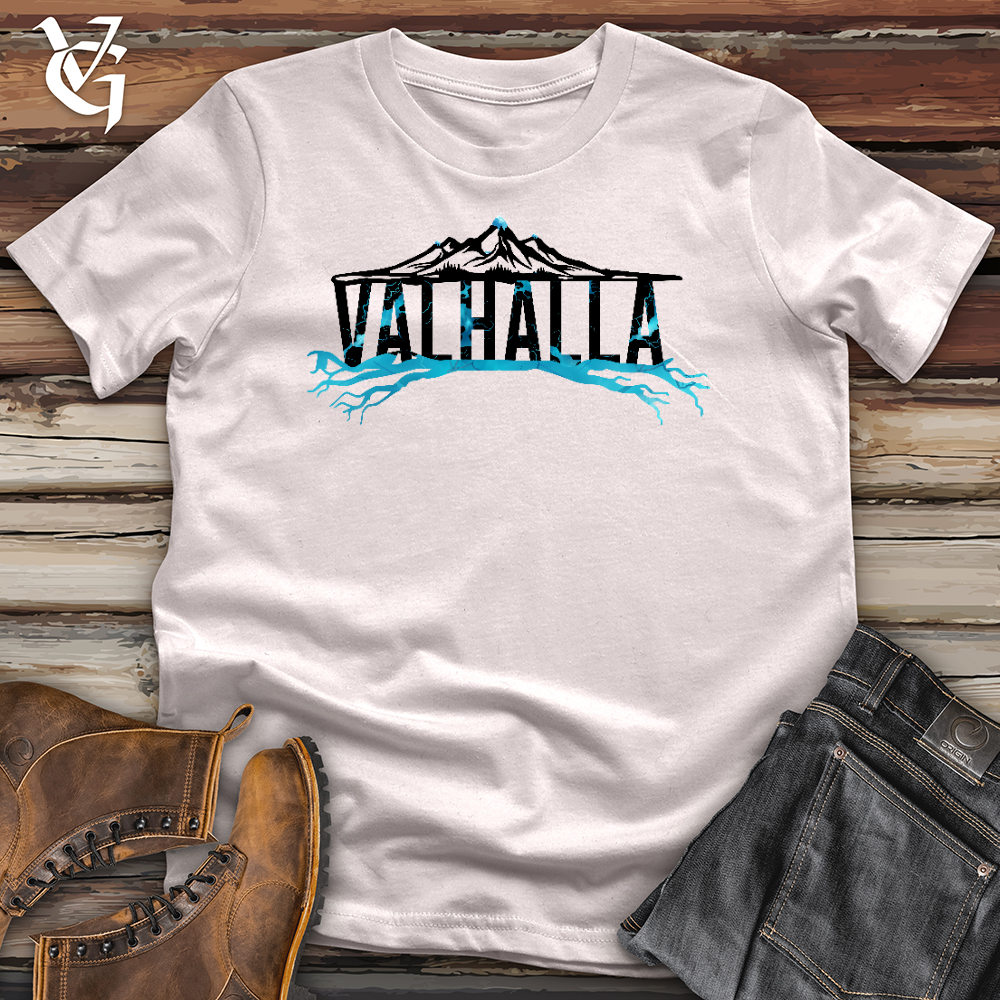 Viking Goods Icy Valhalla Mountain Softstyle Tee Ice Grey / L