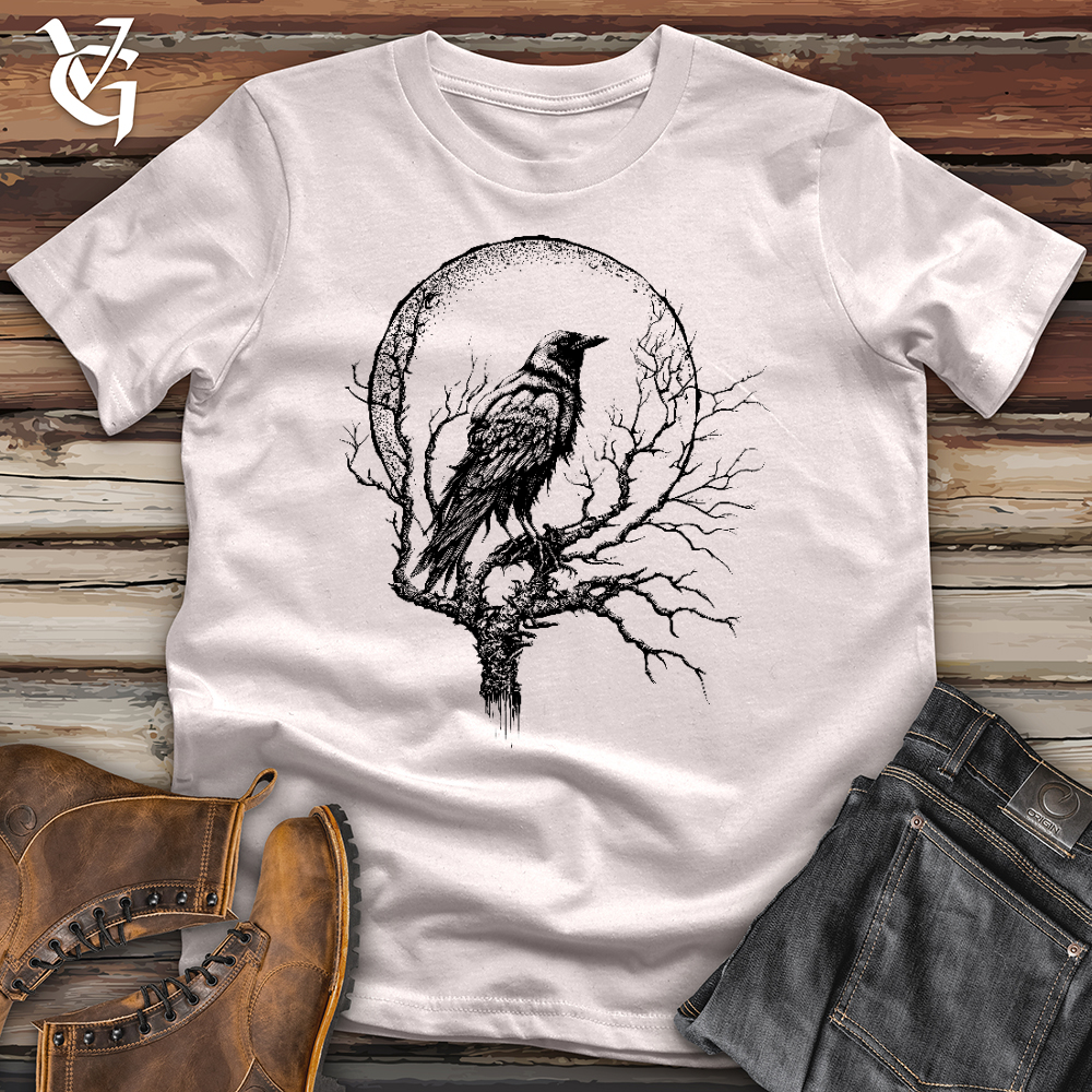 Viking Goods Moonscape Raven Softstyle Tee Ice Grey / L