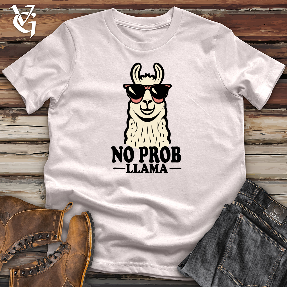 Viking Goods No Prob llama Softstyle Tee Ice Grey / L