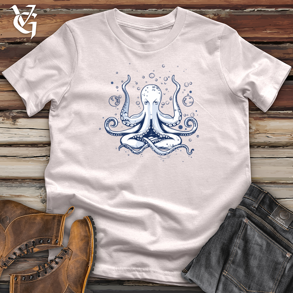 Viking Goods Octopus Bubble Meditation Softstyle Tee Ice Grey / L