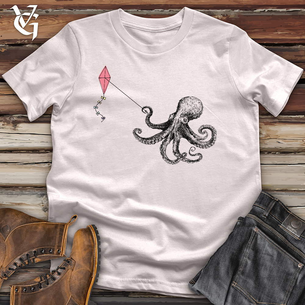 Viking Goods Octopus Flying Kyte Softstyle Tee Ice Grey / L