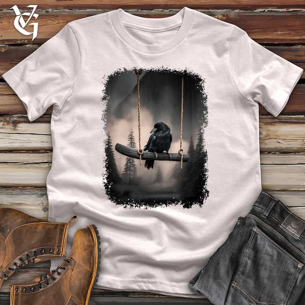 Viking Goods Raven Swing Softstyle Tee Ice Grey / L