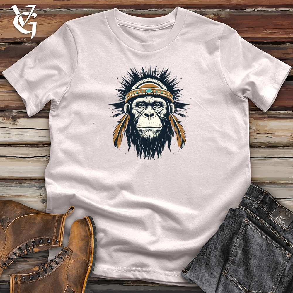 Viking Goods Retro Eskimo Monkey 01 Softstyle Tee Ice Grey / L