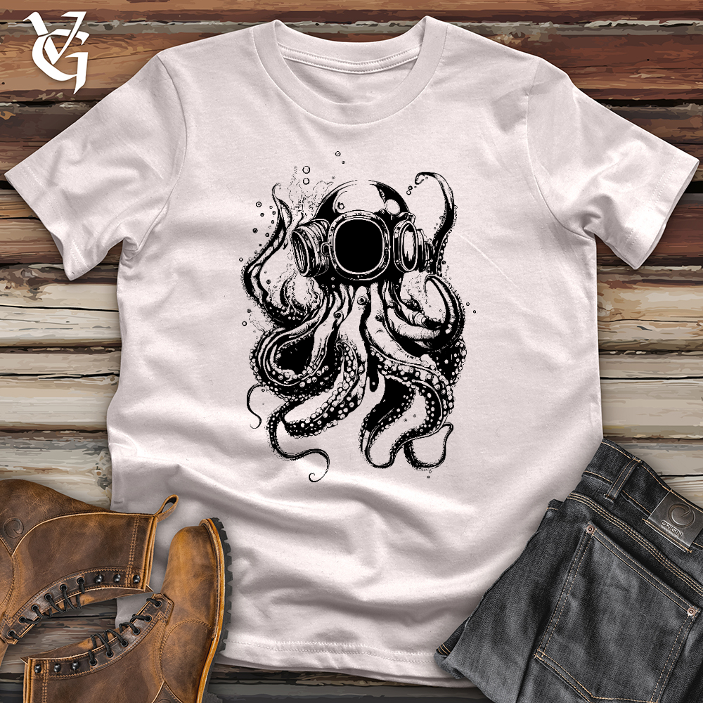 Viking Goods Scuba Octopus Softstyle Tee Ice Grey / L