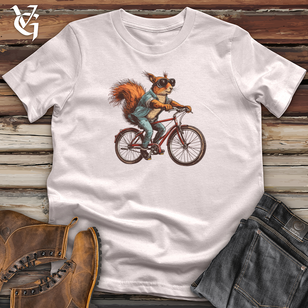 Viking Goods Squirrel Biker Cruise Softstyle Tee Ice Grey / L
