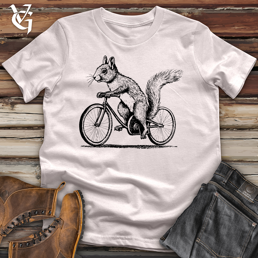 Viking Goods Squirrel on a Bike Softstyle Tee Ice Grey / L