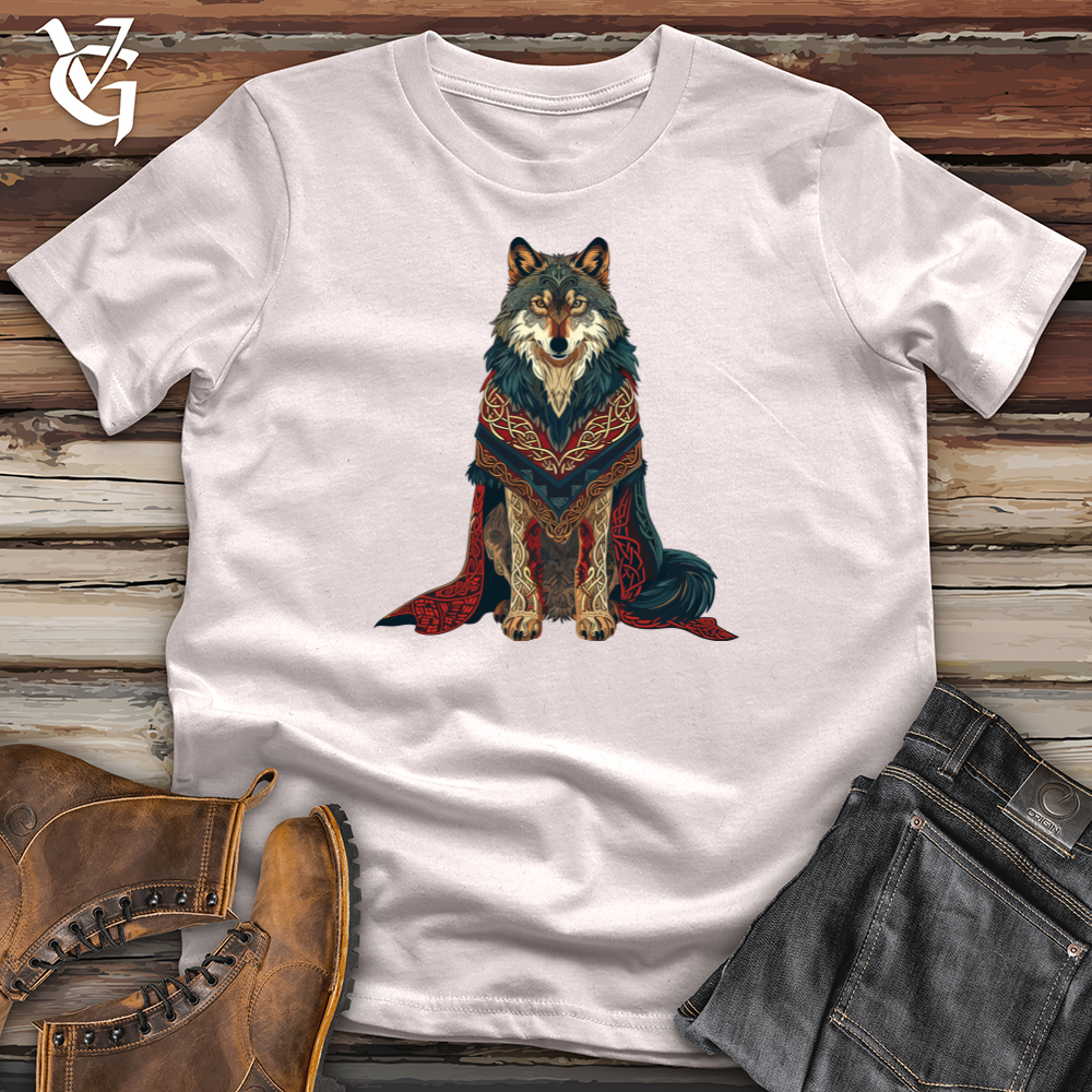 Viking Goods Tribal Wolf Majesty Softstyle Tee Ice Grey / L
