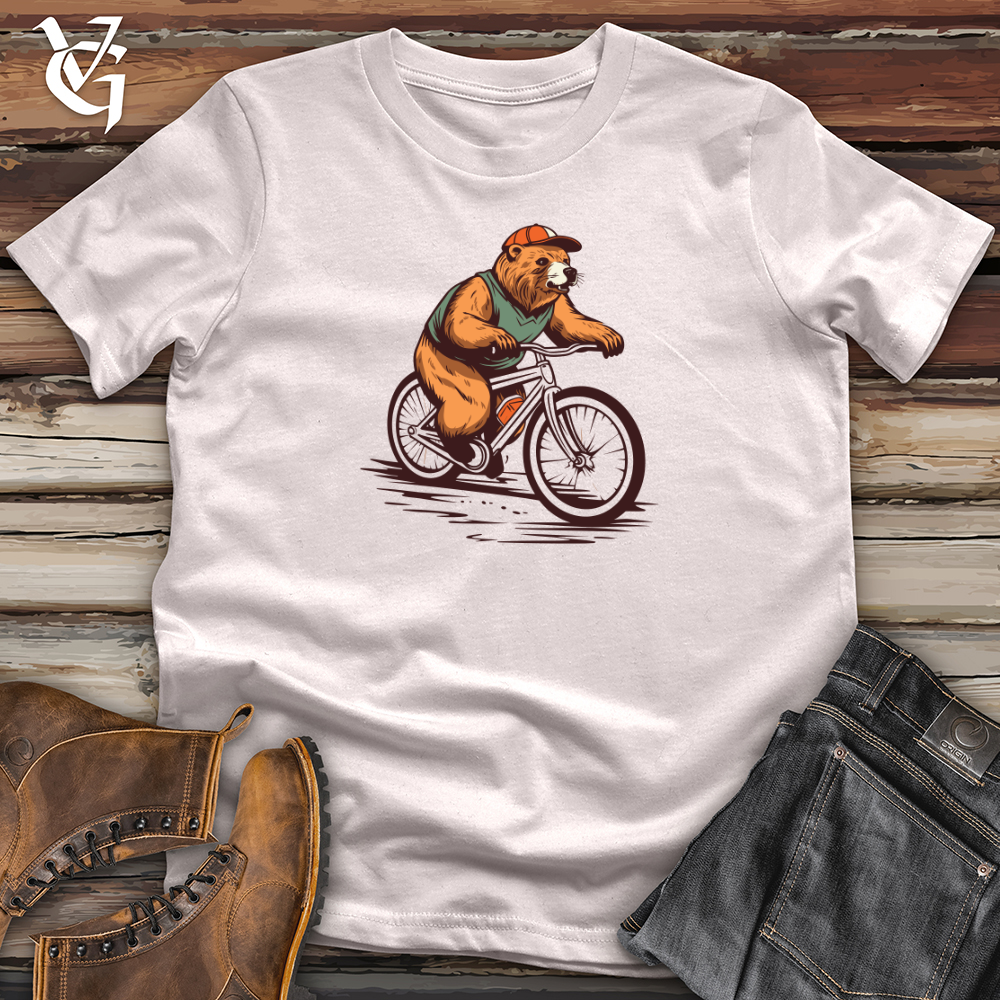 Viking Goods Vintage Cycling Beaver Softstyle Tee Ice Grey / L