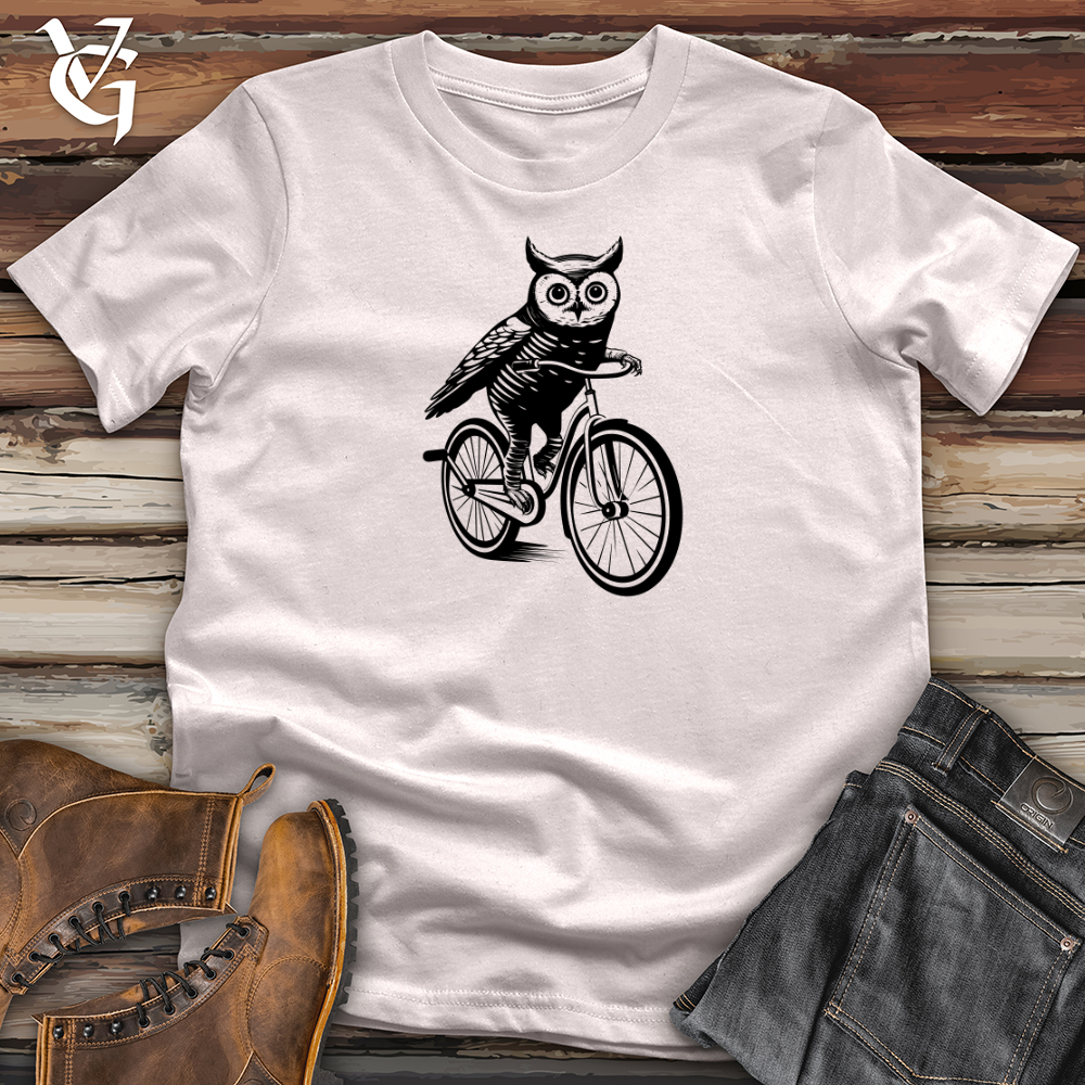 Viking Goods Vintage Owl Pedaler Softstyle Tee Ice Grey / L
