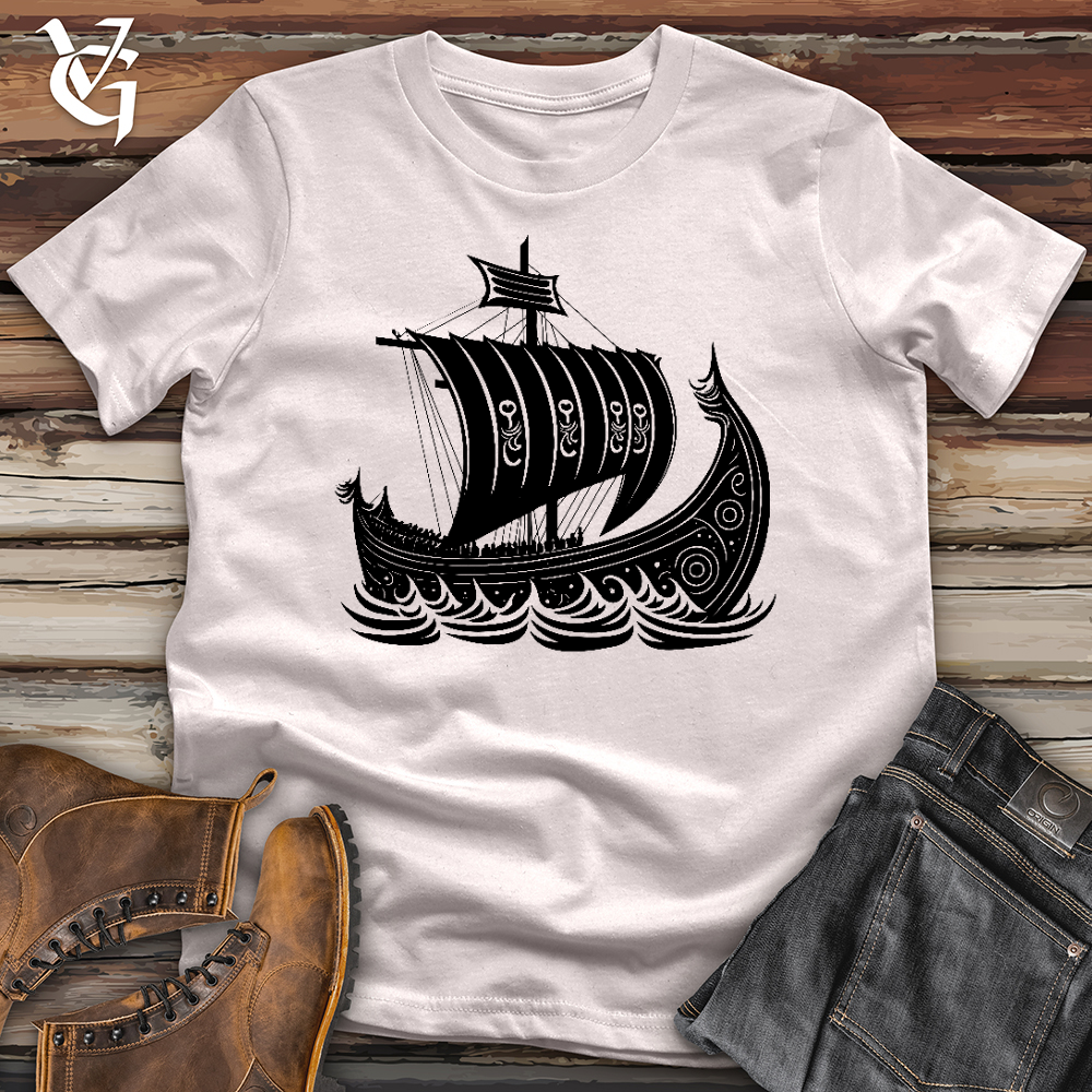 Viking Goods War Ship Softstyle Tee Ice Grey / L