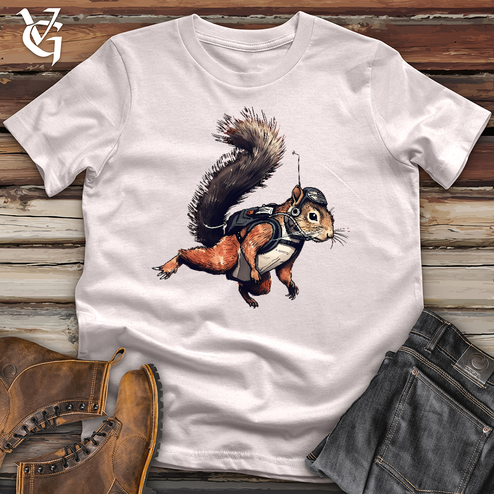 Viking Goods Skydiving Squirrel Softstyle Tee Ice Grey / XS