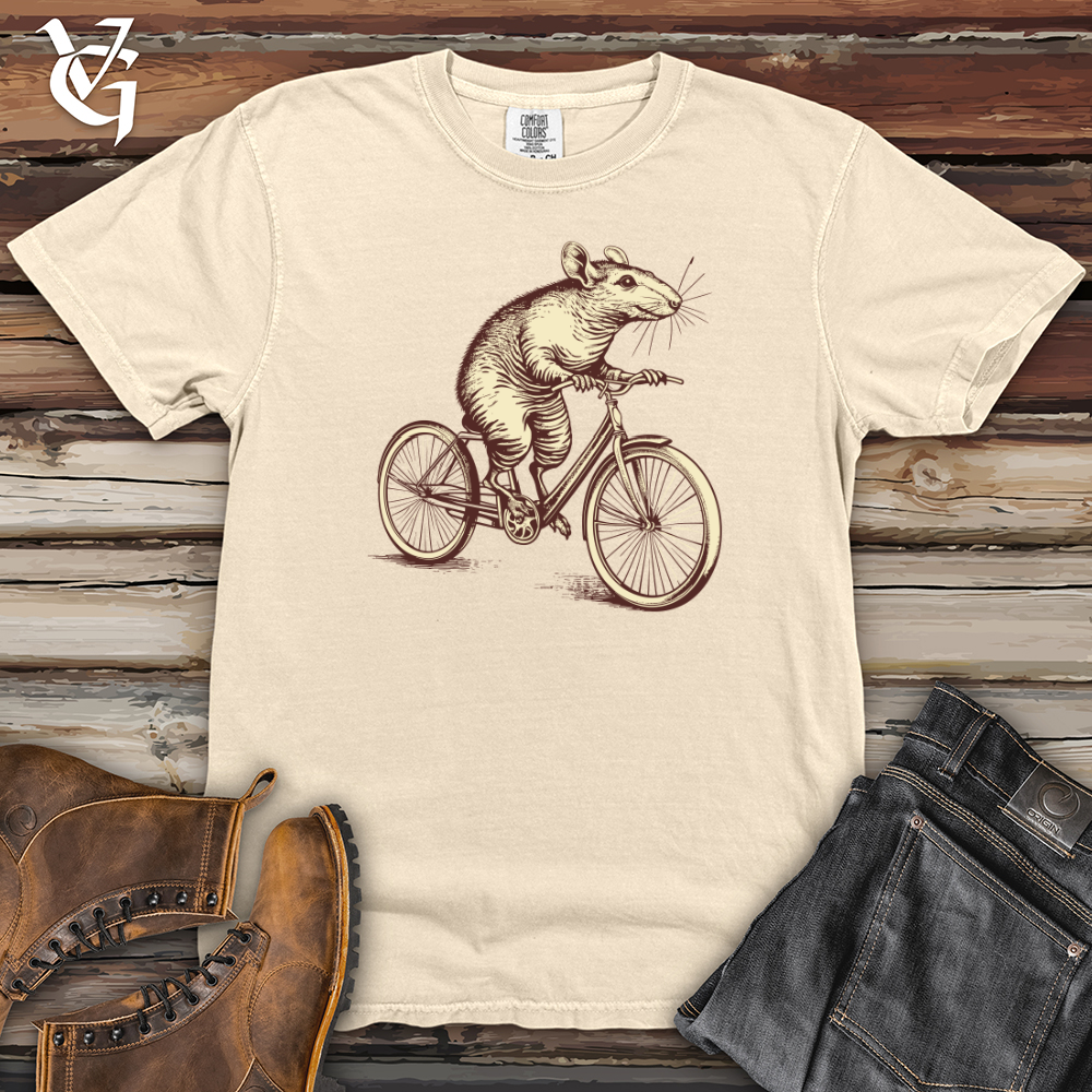 Viking Goods Armadillo Pedal Power Adventure Heavy Cotton Comfort Colors Tee Ivory / L