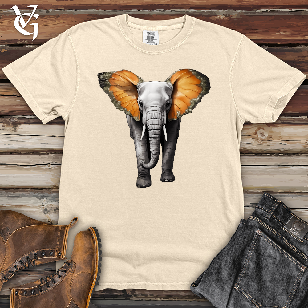 Viking Goods Butterfly Elephant Heavy Cotton Comfort Colors Tee Ivory / L