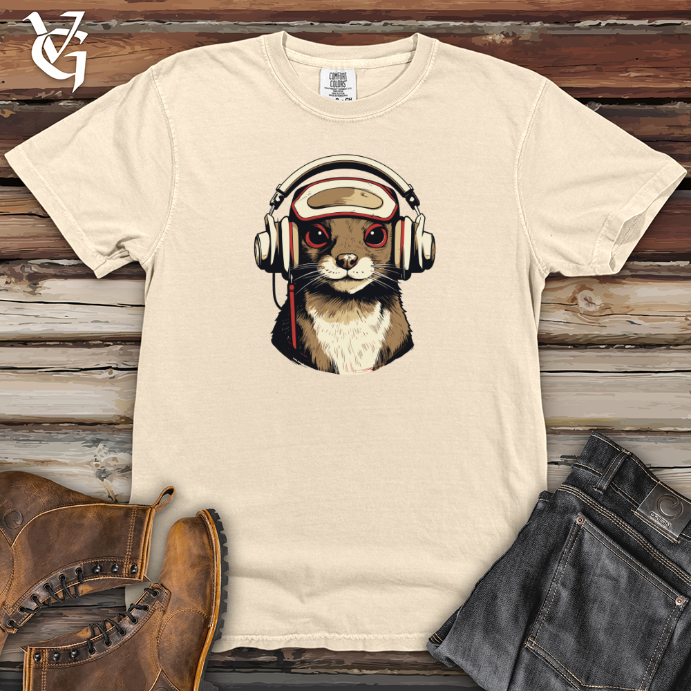 Viking Goods Classic Beats Mongoose Headphone Style Heavy Cotton Comfort Colors Tee Ivory / L