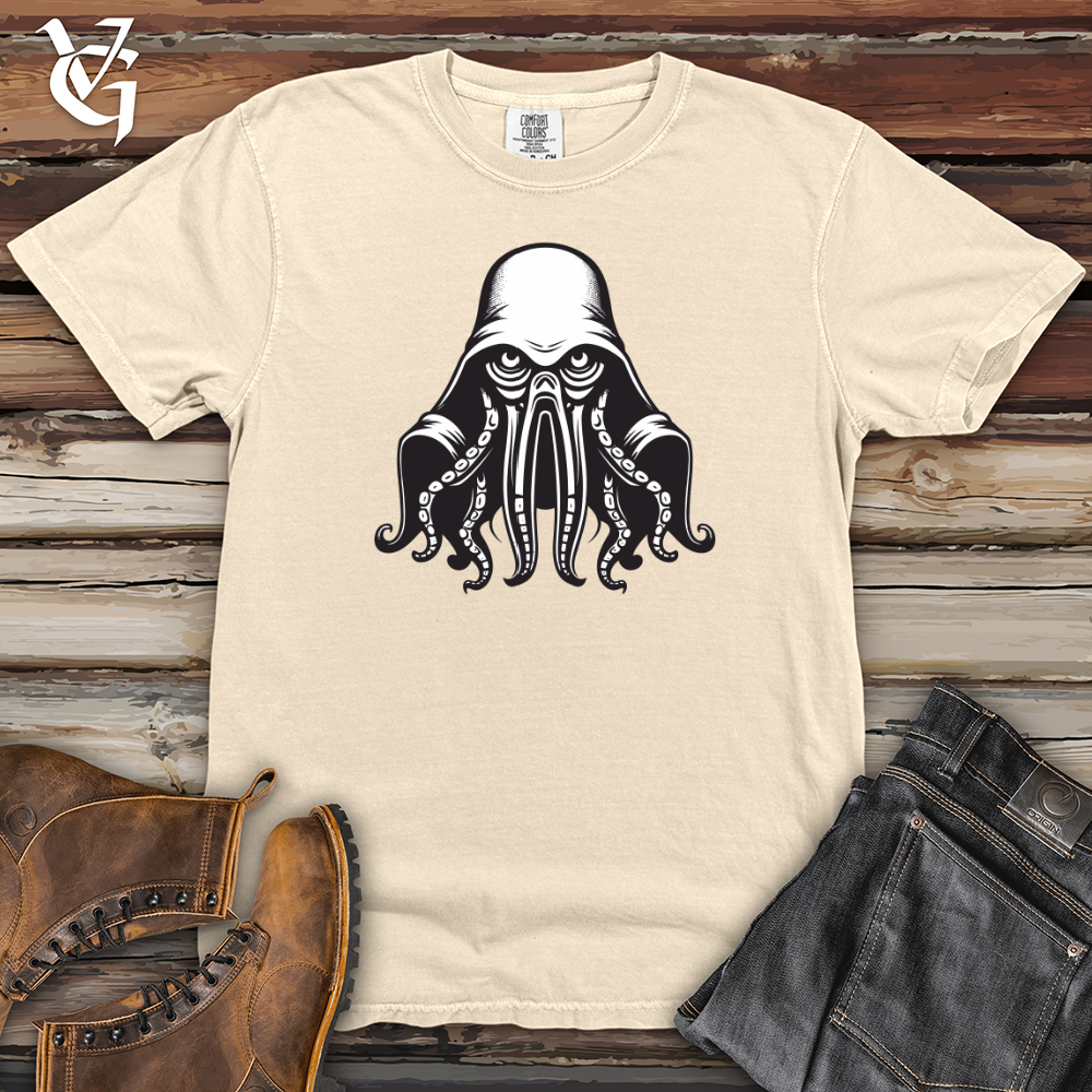 Viking Goods Cloaked Octopus Heavy Cotton Comfort Colors Tee Ivory / L