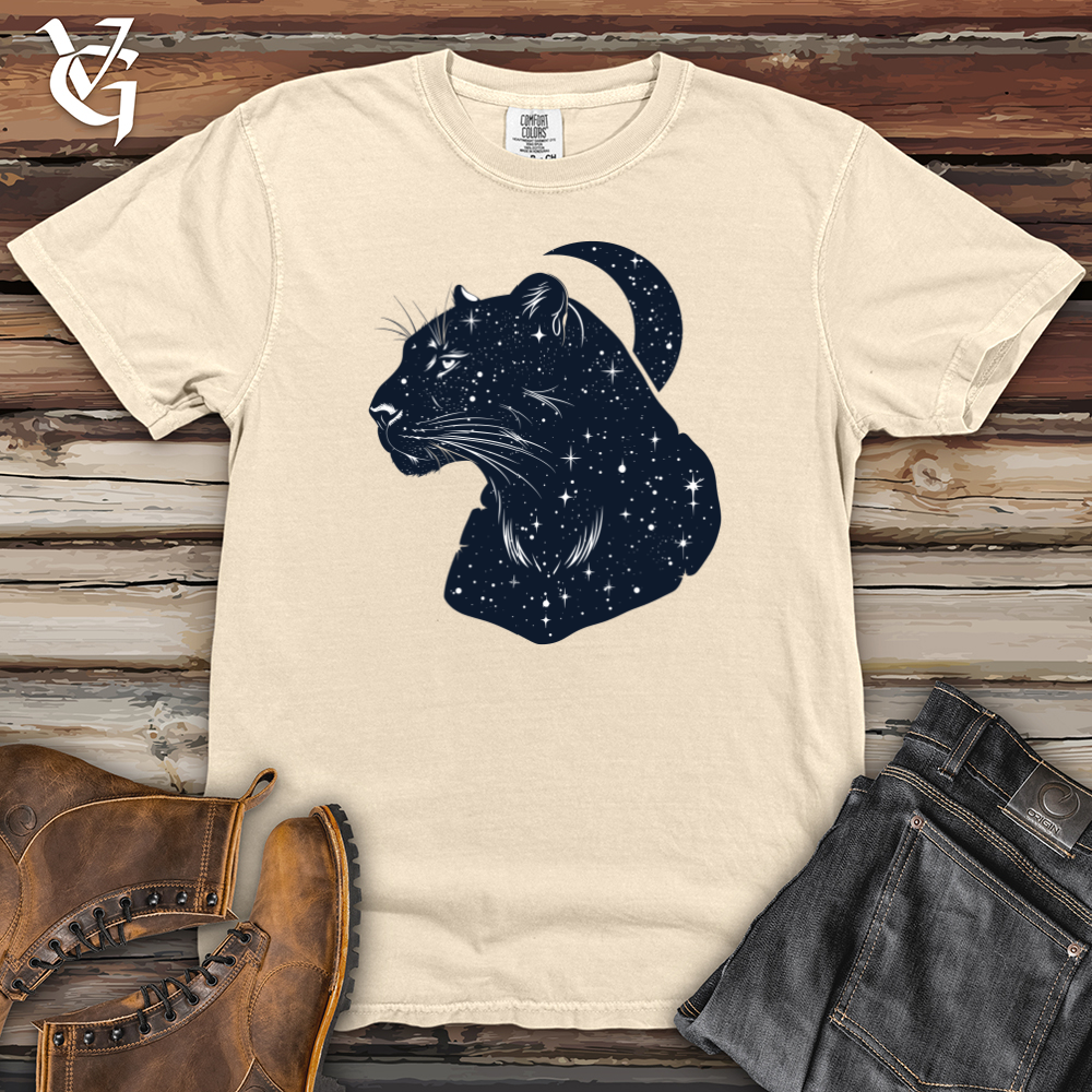 Viking Goods Cosmic Panther Essence Heavy Cotton Comfort Colors Tee Ivory / L