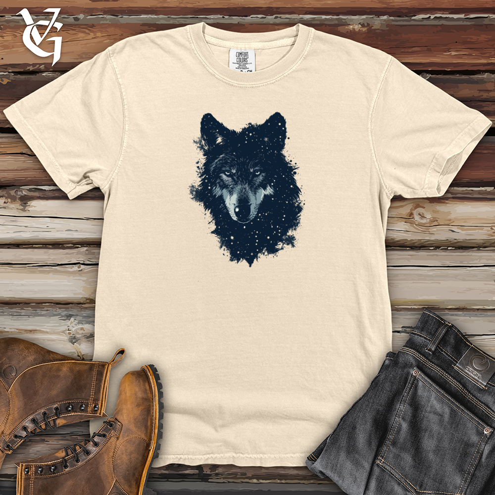 Viking Goods Cosmic Wolf Essence Heavy Cotton Comfort Colors Tee Ivory / L