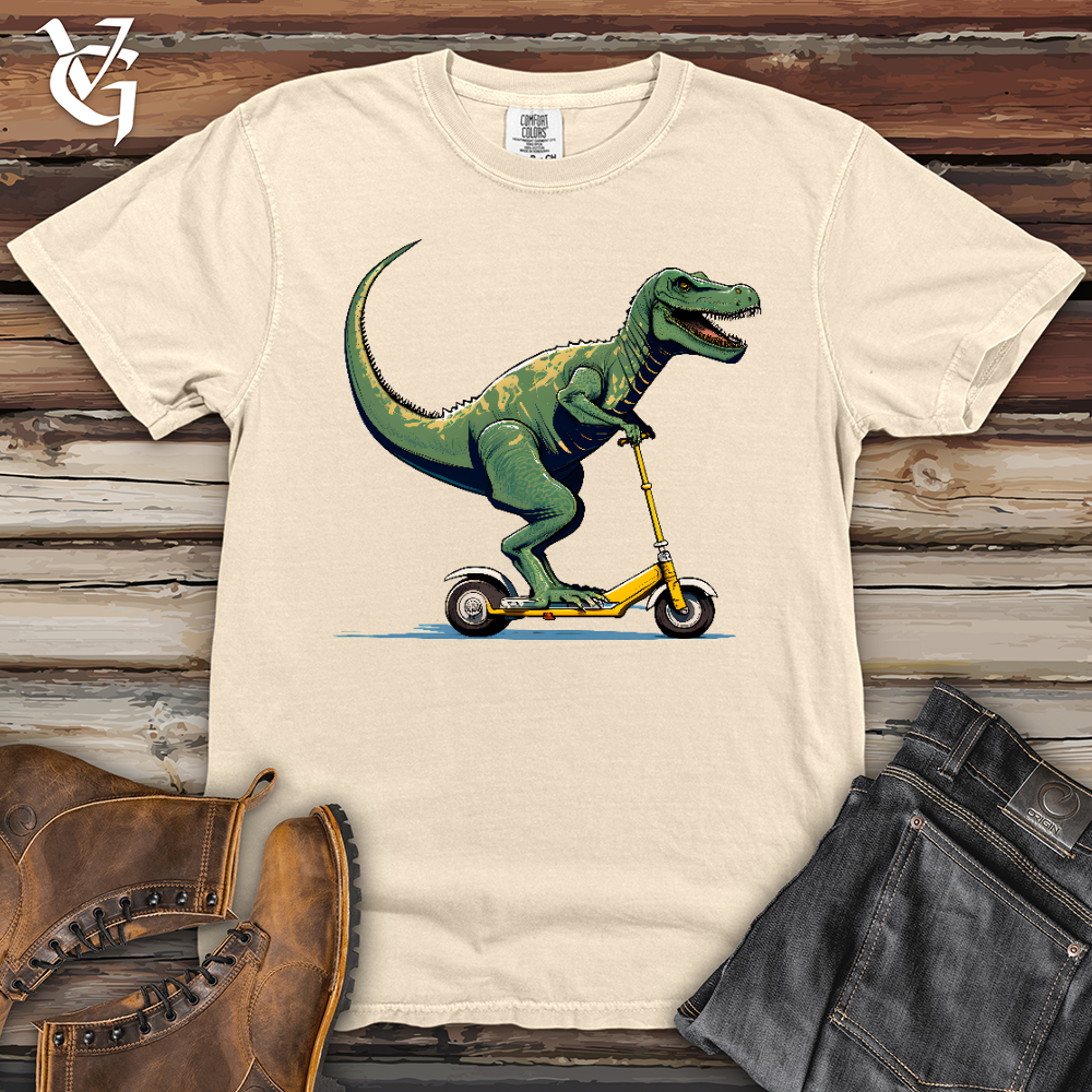 Viking Goods Dino Scoot Heavy Cotton Comfort Colors Tee Black / L