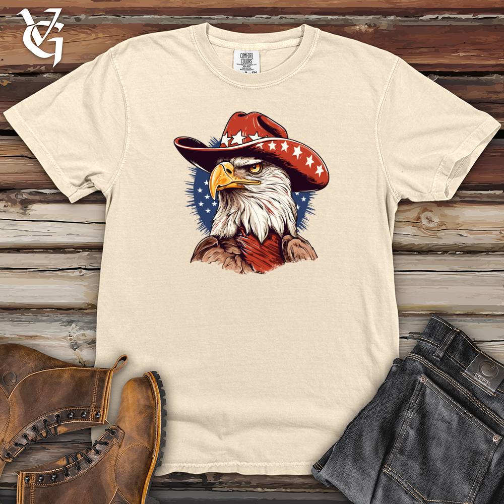 Viking Goods Eagle Sky High Cowboy Soar Heavy Cotton Comfort Colors Tee Ivory / L