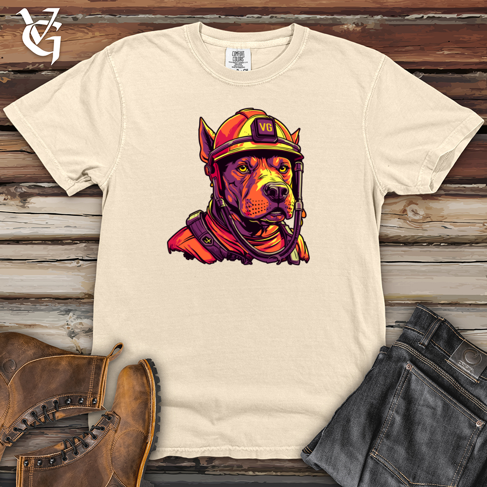 Viking Goods Firefighter Hero Hound Heavy Cotton Comfort Colors Tee Ivory / L