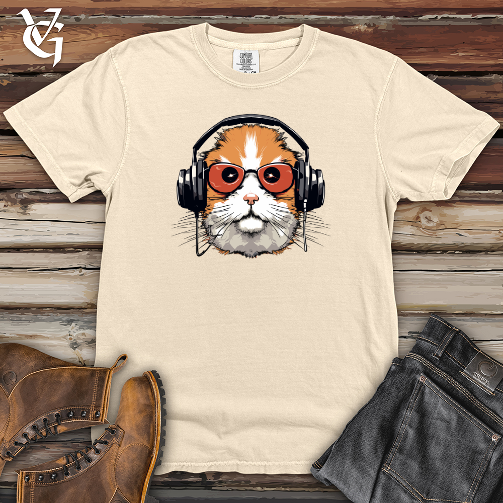 Viking Goods Hamster Headphone Harmony Heavy Cotton Comfort Colors Tee Ivory / L