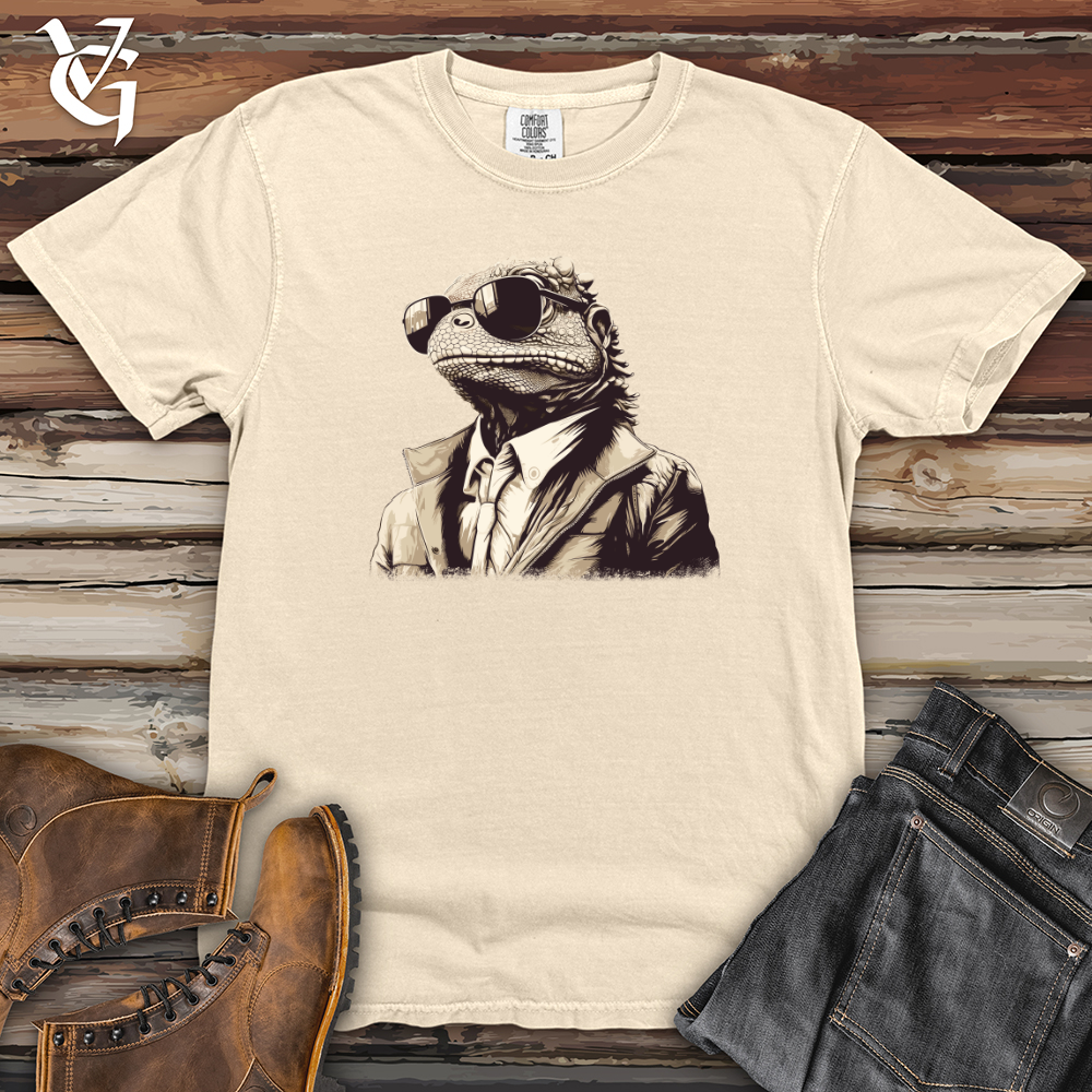Viking Goods Iguana Rebel Attire Heavy Cotton Comfort Colors Tee Ivory / L