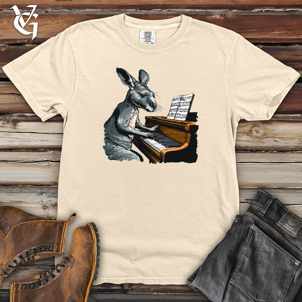 Viking Goods Kangaroo Piano Concert Heavy Cotton Comfort Colors Tee Ivory / L