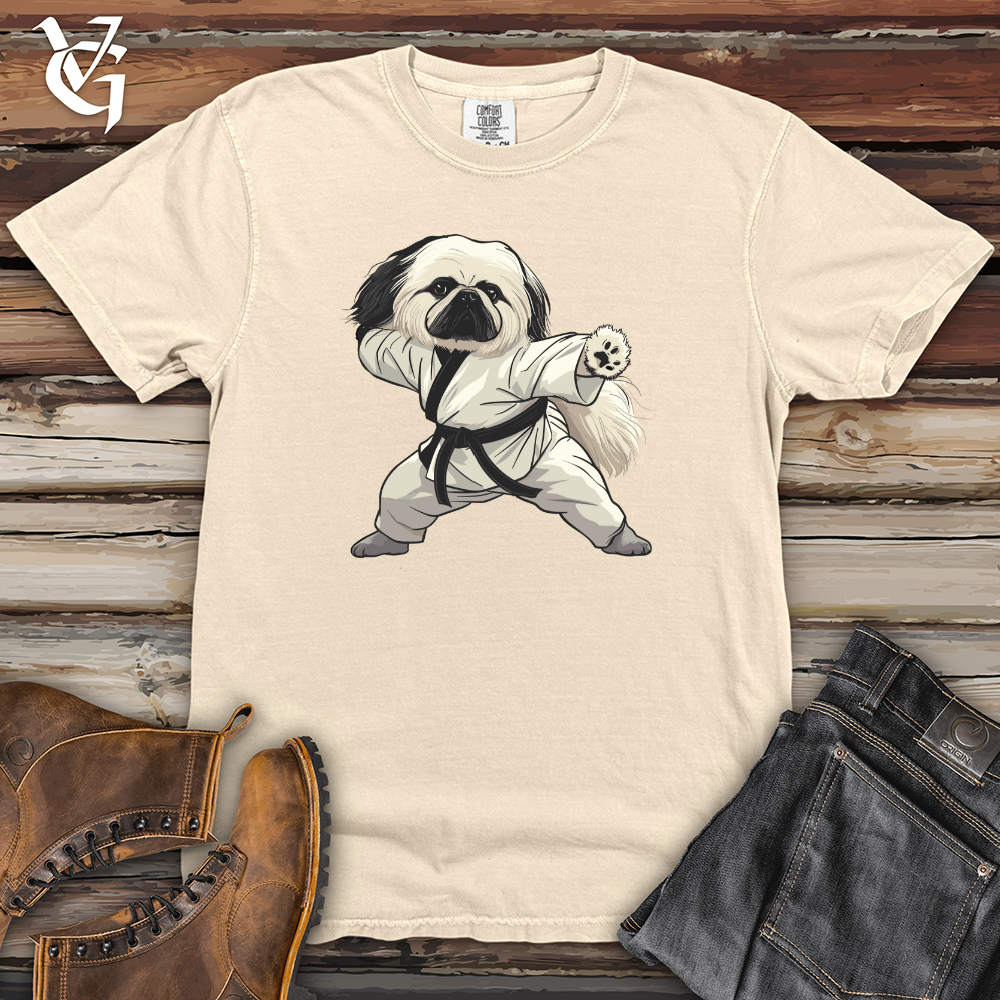 Viking Goods Karate Pekingese Power Heavy Cotton Comfort Colors Tee Ivory / L