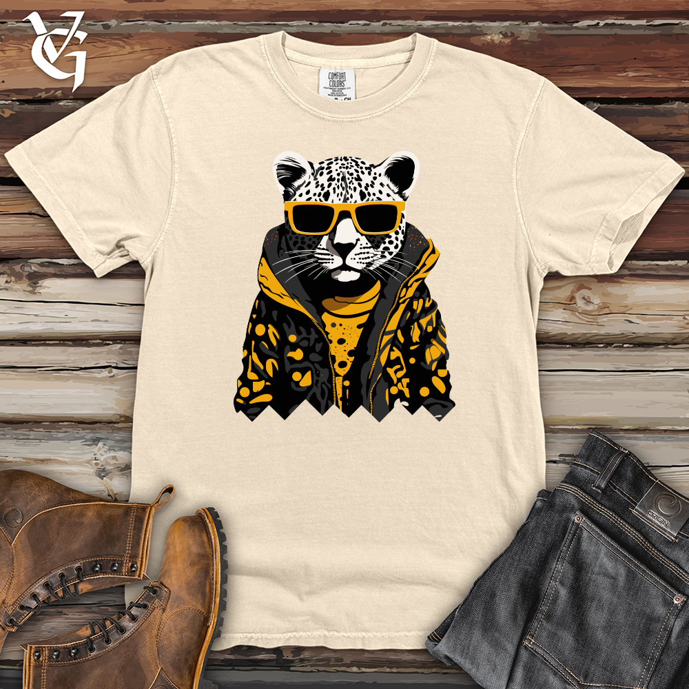 Viking Goods Leopard Streetwear Heavy Cotton Comfort Colors Tee Ivory / L