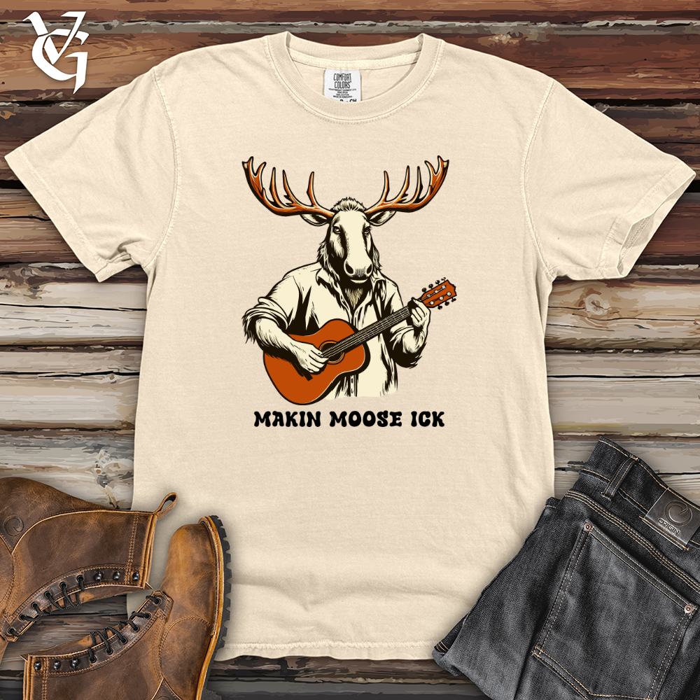 Viking Goods Moose Ick Heavy Cotton Comfort Colors Tee Ivory / L