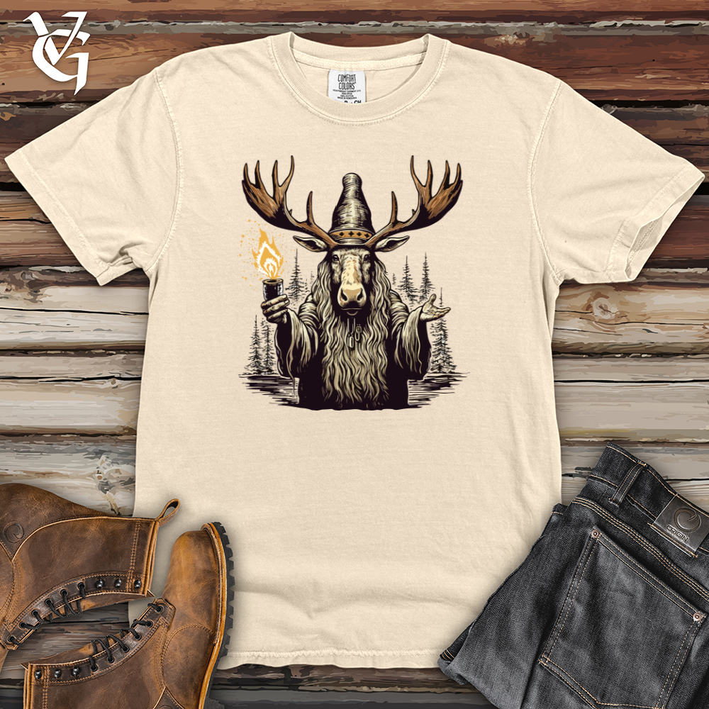 Viking Goods Moose Wizard Enigma Heavy Cotton Comfort Colors Tee Ivory / L