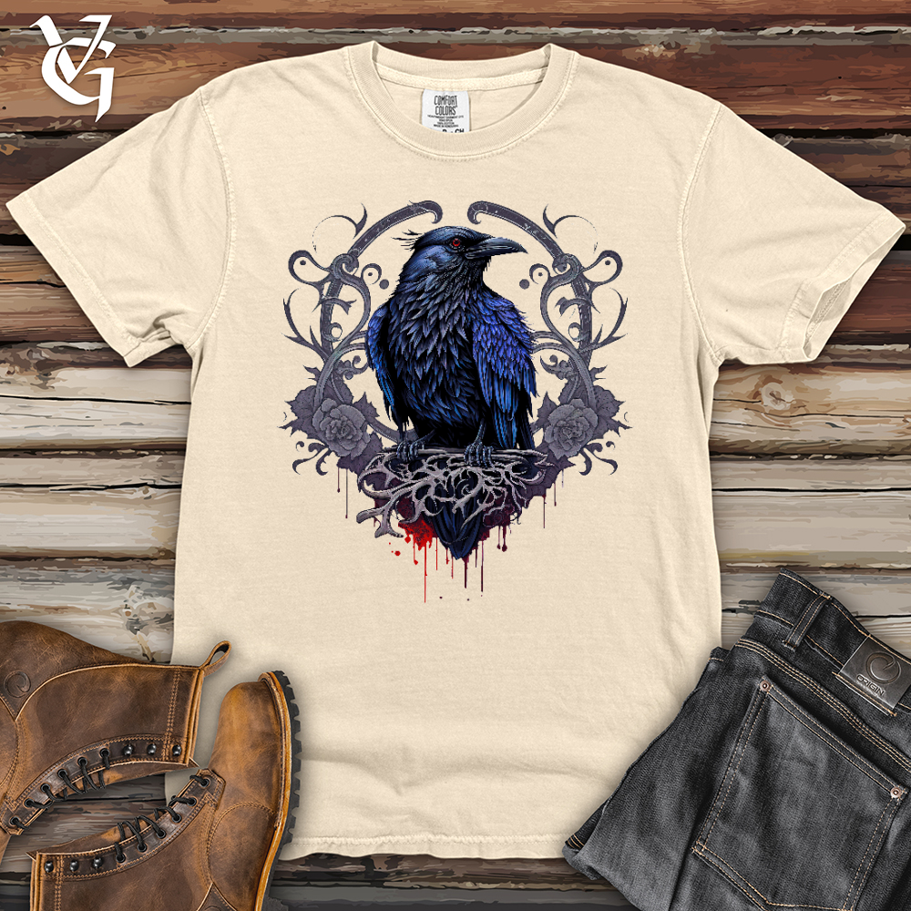 Viking Goods Odins Raven Heavy Cotton Comfort Colors Tee Ivory / L