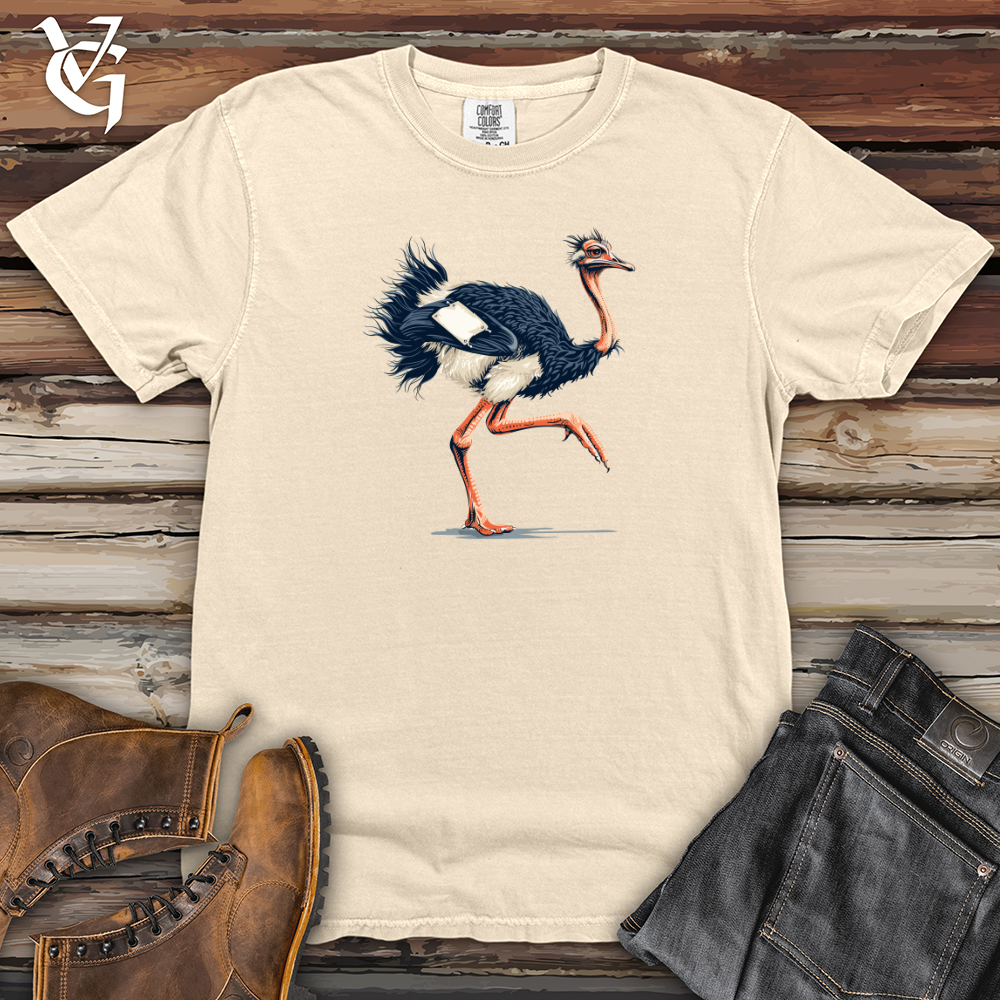 Viking Goods Ostrich Speed Racer Heavy Cotton Comfort Colors Tee Ivory / L