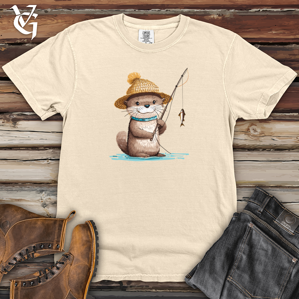 Viking Goods Otter Angler Joy Heavy Cotton Comfort Colors Tee Ivory / L