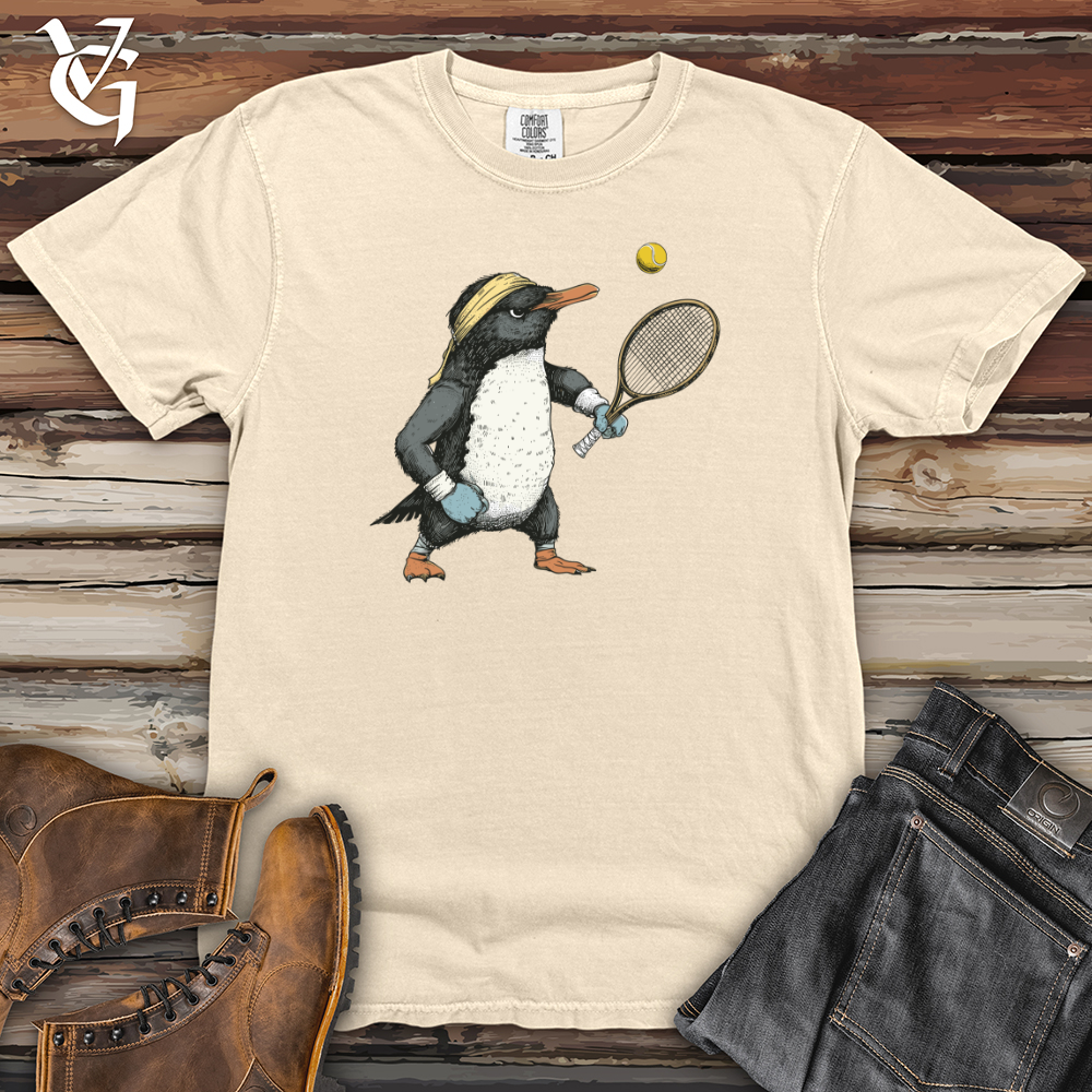 Viking Goods Penguin Tennis Ace Heavy Cotton Comfort Colors Tee Ivory / L