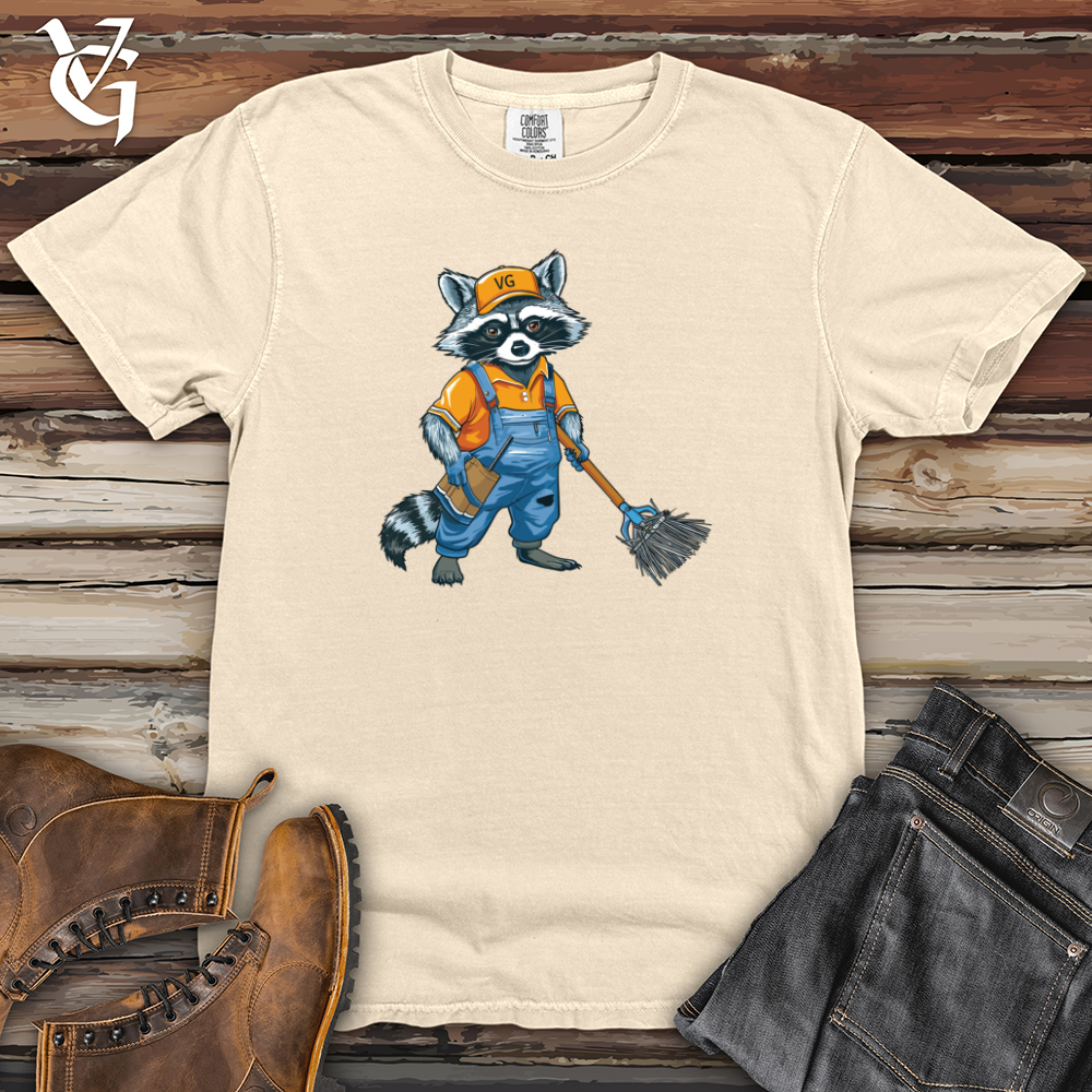 Viking Goods Raccoon Cleanup Crew Heavy Cotton Comfort Colors Tee Ivory / L