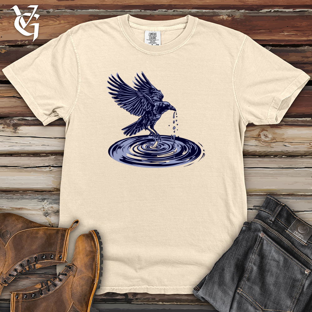 Viking Goods Raven Water Dance Heavy Cotton Comfort Colors Tee Ivory / L