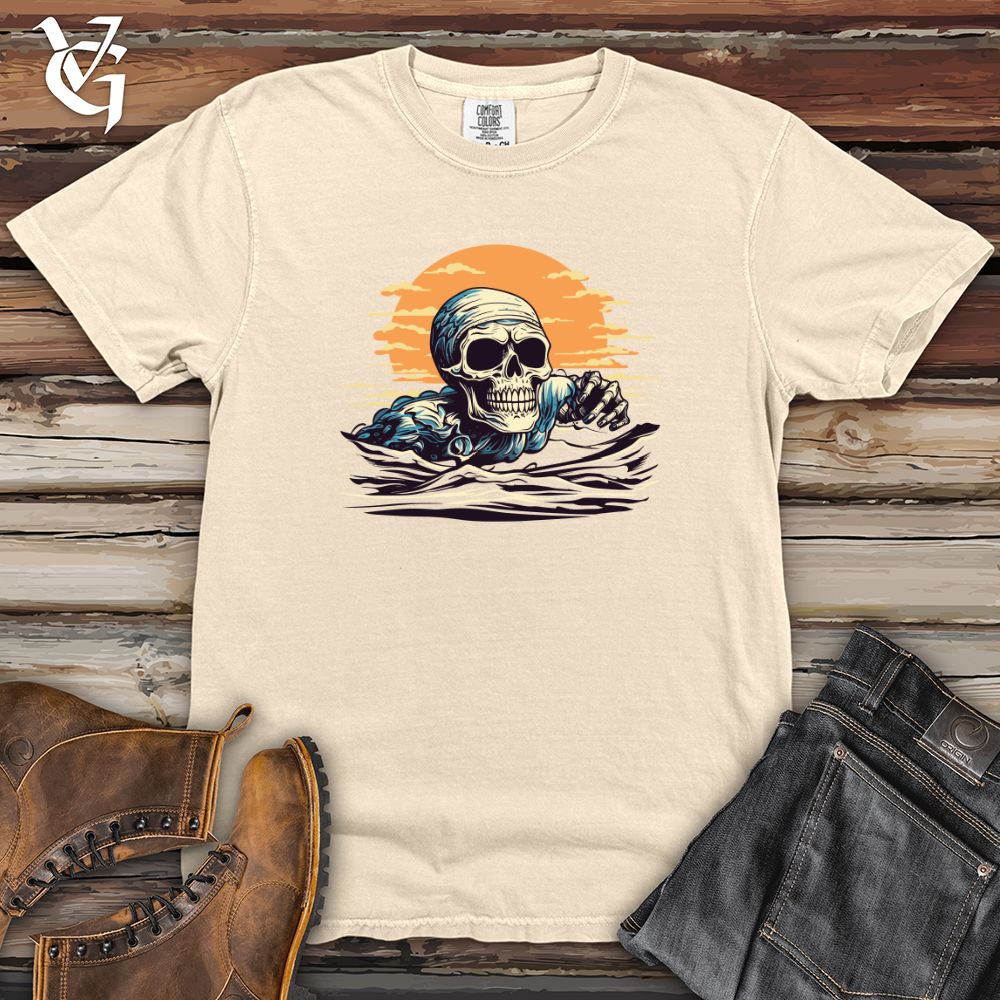 Viking Goods Retro Aquatic Adventure Heavy Cotton Comfort Colors Tee Ivory / L
