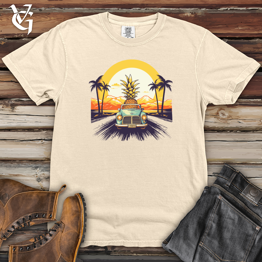 Viking Goods Retro Roadtrip Pineapple Heavy Cotton Comfort Colors Tee Ivory / L