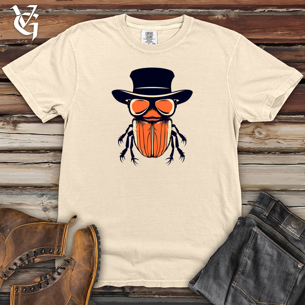 Viking Goods Retro Top Hat Beetle Heavy Cotton Comfort Colors Tee Ivory / L