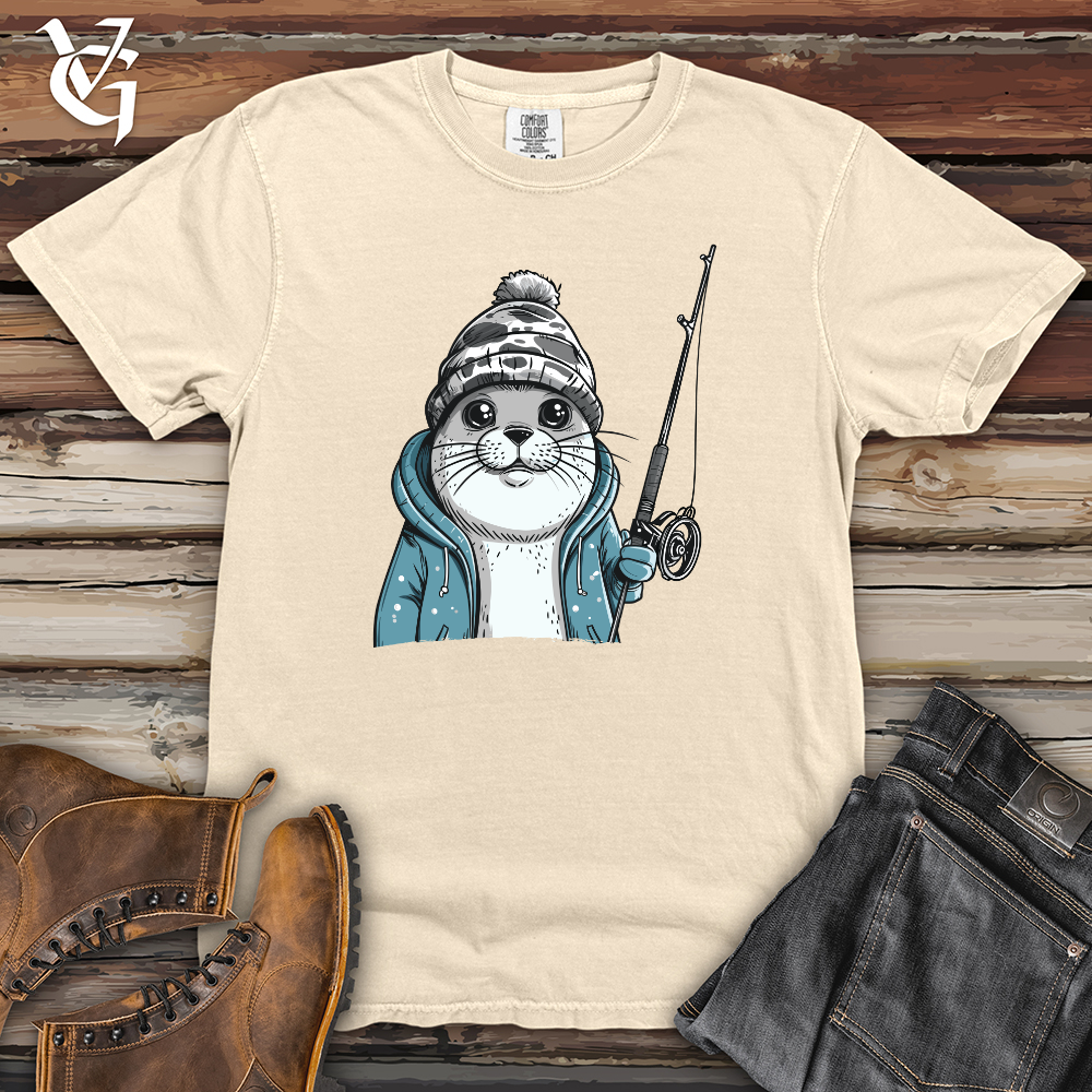 Viking Goods Seal Angler Adventure Heavy Cotton Comfort Colors Tee Ivory / L