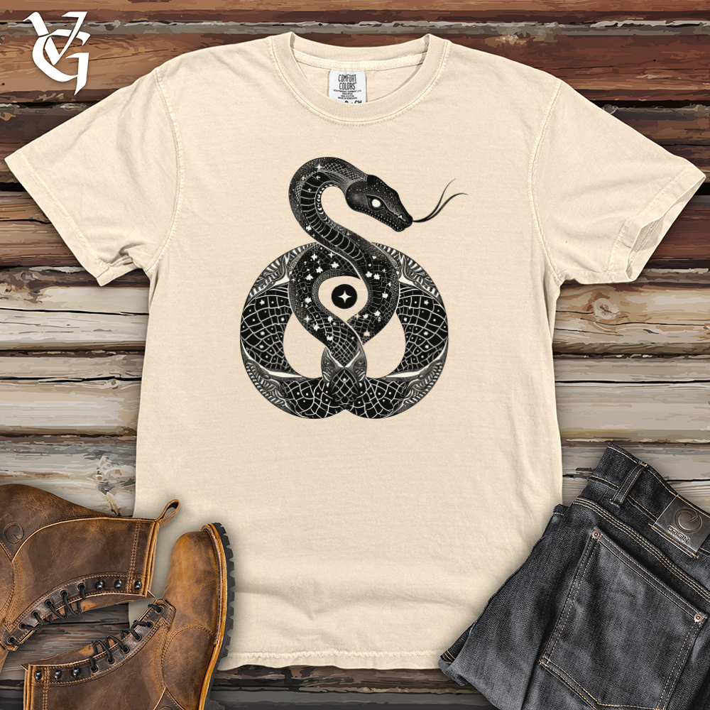 Viking Goods Serpent Infinite Mystique Heavy Cotton Comfort Colors Tee Ivory / L