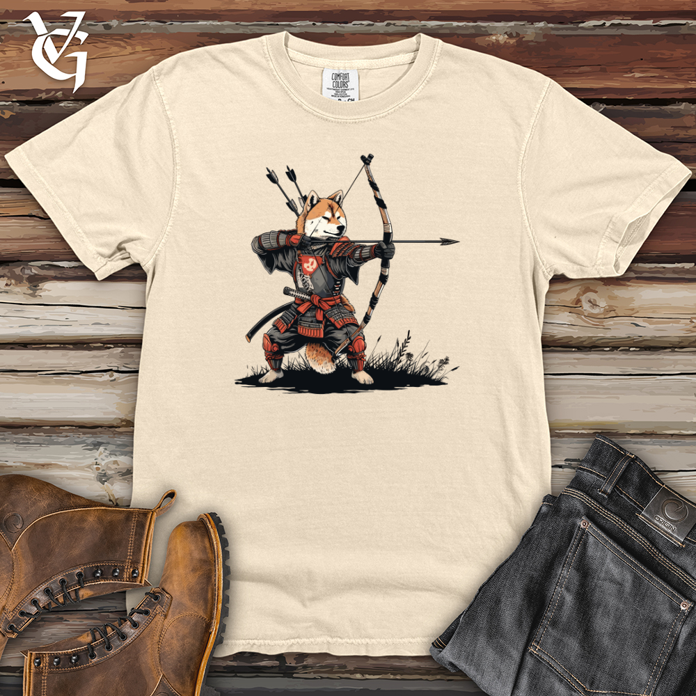 Viking Goods Shiba Inu Samurai Heavy Cotton Comfort Colors Tee Ivory / L