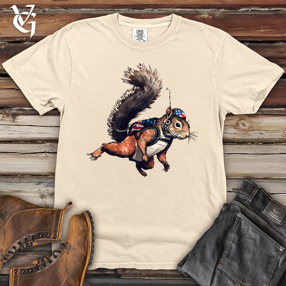 Viking Goods Skydiving Squirrel Heavy Cotton Comfort Colors Tee Ivory / L