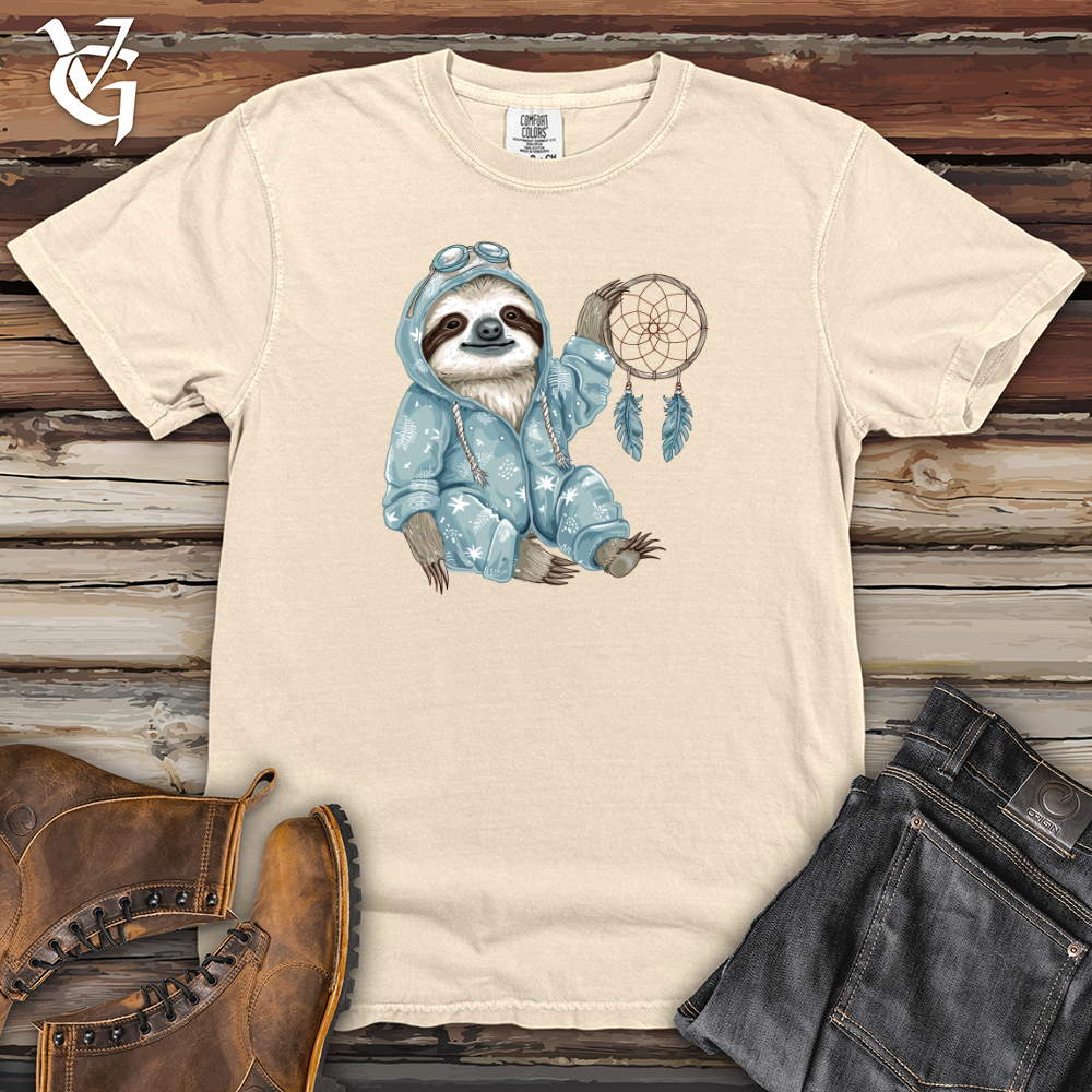 Viking Goods Sloth Dreamcatcher Charm Heavy Cotton Comfort Colors Tee Ivory / L